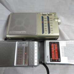 ラジオ　3台　稼働品