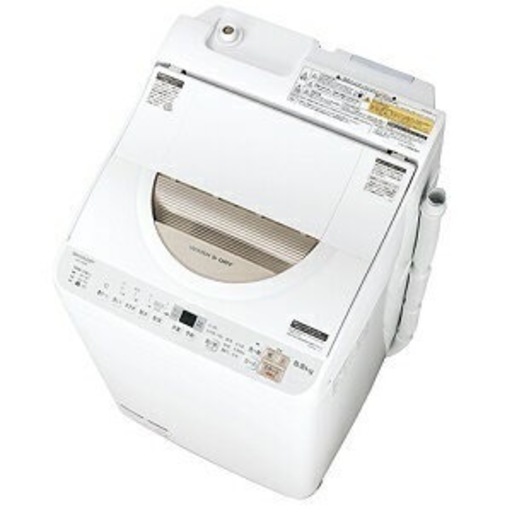 【中古】ES-TX5TC-W シャープ 5.5kg 洗濯乾燥機 ホワイト系 SHARP ES-TX5BのJoshinオリジナルモデル ESTX5TCW