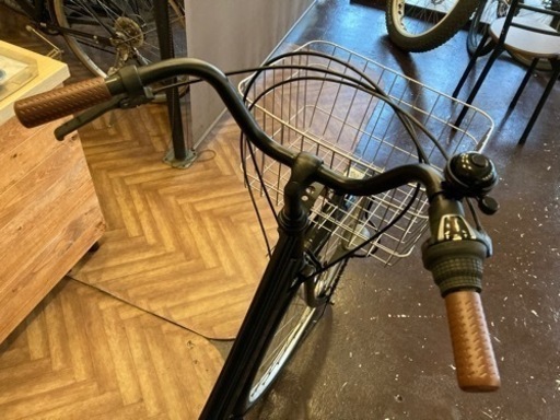 取引中【LEDオートライト】6段変速 27インチ 自転車 ブラック