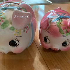 昭和レトロ　豚の貯金箱
