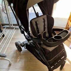 2人乗りベビーカー　日本育児　baby trend シット&スタ...