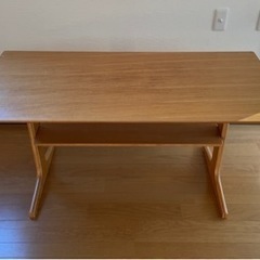 無印良品　リビングでもダイニングでも使える　テーブル椅子セット