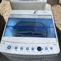 配送可能　ハイアール 全自動洗濯機 JW-C55CK(W)…