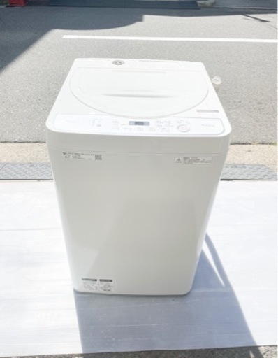 2019年製SHARP 自動洗濯機ES-GE6EJ-W
