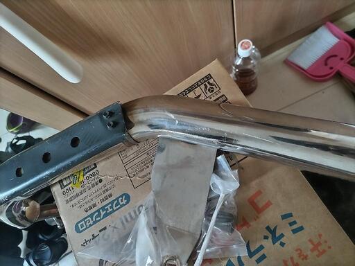 マグナ250 スラッシュカットマフラー　サイレンサー付き