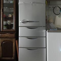 355リットル　稼働品　冷蔵庫　ジャンク品の画像