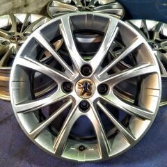 プジョー 16インチ 206 207 208 307 308 3008 ATS【点検 OK】富山 7J +29 PCD108 ET29 中古4本 ATS社外品 シトロエン C2 C3 DS