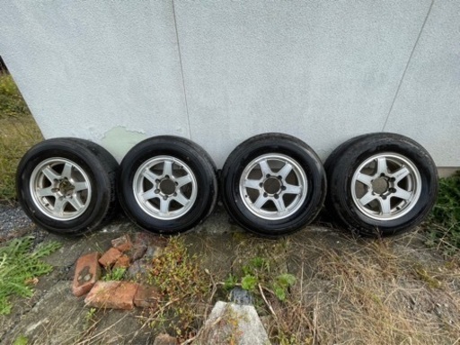 タイヤ、ホイール タイヤ、ホイールセット 195/80r15 LT 6穴 