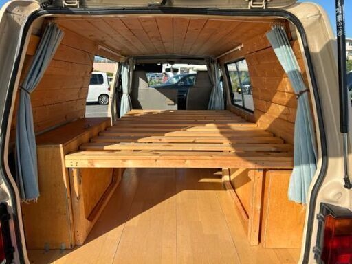 ニッサン バネット AT DIY 車中泊仕様 著 キャリア付き キャンピングカー