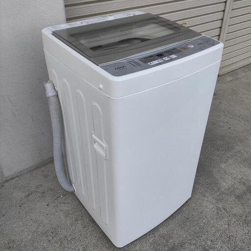 中古品 AQUA アクア 5.0kg 洗濯機 AQW-GS50H 2020年製 単身サイズ