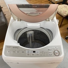I709 ★ SHARP 洗濯機 （10.0㎏）★ 2018年製 ⭐動作確認済⭐クリーニング済 ES-GV10J | 洗濯機：シャープ