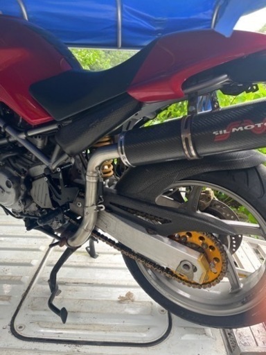 ドゥカティs４用　社外マフラー&バックステップセット ドゥカティs4用 社外マフラー&バックステップセット