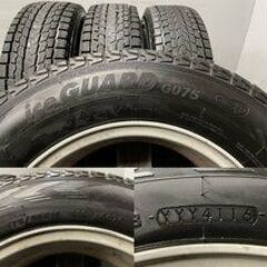 【YOKOHAMA ice GUARD G075 175/80R16】スタッドレス【SR604 社外ホイール 16インチ 5.5J5HPCD139.7+20】ジムニー　(VTI578) クレジットカード QRコード決済可能