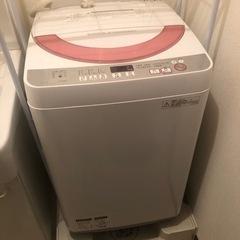 『受け渡し予定者決定』シャープ 6.0kg 全自動洗濯機　ピンク...