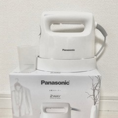 Panasonic 衣類スチーマー NI-FS420-W …