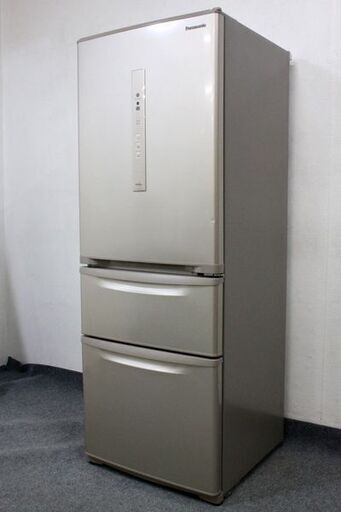 Panasonic/パナソニック 3ドア冷凍冷蔵庫 315L 自動製氷 NR-C32FM-N シルキーゴールド 2018年製 中古家電 店頭引取歓迎 R6525)