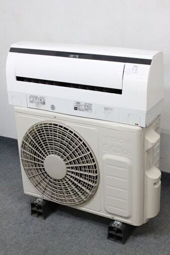 HITACHI/日立 ルームエアコン 白くまくん 2.5kw 8畳用 フィルター自動洗浄 100V RAS-SE25K 2020年製 中古家電 店頭引取歓迎 R6532)