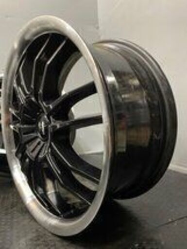 社外ホイール 18インチ 4本 8J6HPCD120+42 ブラック キャデラック SRX 