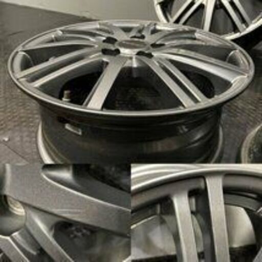 BS BALMINUM BAL/BR10 バルミナ 社外ホイール 15インチ 4本 6J5HPCD100+43 プリウス ウィッシュ等　(VHV542) クレジットカード QRコード決済可能