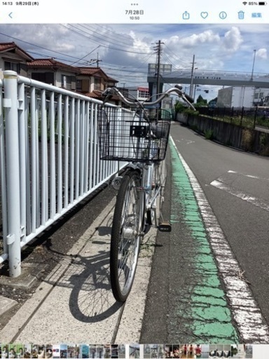 【中古自転車】26インチ(シルバーメタリック) 内装3段