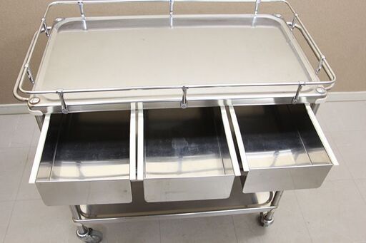 メディカル ワゴン 医療用引出し付カート 器械卓子 医療用ワゴン 枠付