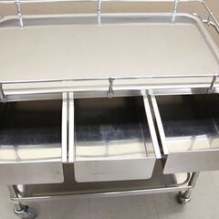 メディカル ワゴン 医療用引出し付カート 器械卓子 医療用ワゴン 枠付 (J1130nthY)