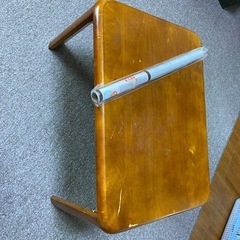 【決定しました】脚折れ式 ミニテーブル（木製）