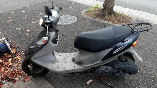 アドレスＶ125再生計画 ベース車両(事故車上がり)入手～