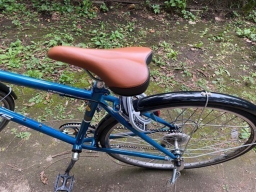 CHRYSブルー ボタン式リング錠付き