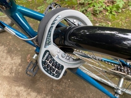 CHRYSブルー　ボタン式リング錠付き CHRYSブルー ボタン式リング錠付き