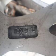 『取引終了』18インチ　スタッドレス　ホイール付き