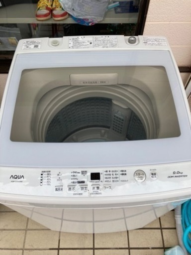 アクア AQW-GV90G(W) [全自動洗濯機 9.0kg 簡易乾燥機能付] リサイクルショップ宮崎屋　住吉店22.929F