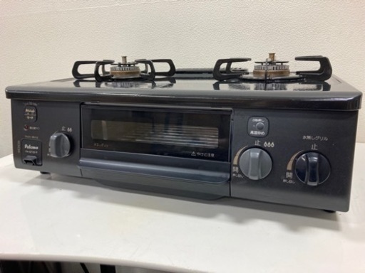 【中古品】Paloma パロマ ガステーブル ガスコンロ LPガス用 PA-S71B-R 2022年製