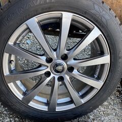グッドイヤー ICE NAVI 215/55/R17 5穴 ホイール付き×4本セット