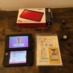 （良品）3DS LL（ニンテンドー3DSLL）レッドXブラック（...