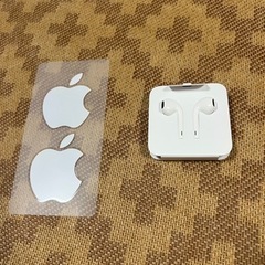 iPhone純正イヤホン　ステッカー付き　さらに値下げ