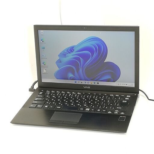 保証付 高速SSD 13.3型 ノートパソコン SONY VJP132C11N 中古良品 第5世代 Core i5 4GB 無線 Bluetooth Webカメラ Windows11 Office