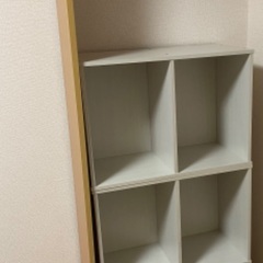 【至急】アイリスオーヤマ製カラーボックス2段×3と板
