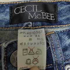 CECIL McBEEジーンズ(size24) used値下げ