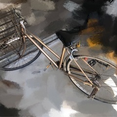 自転車　後輪パンク