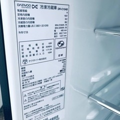 ✨2017年製✨161番 シーエス販売✨冷凍冷蔵庫✨DR-C15AB‼️