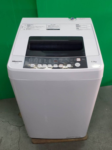 ハイセンス　5.5キロ　洗濯機　2017年製　お譲りします
