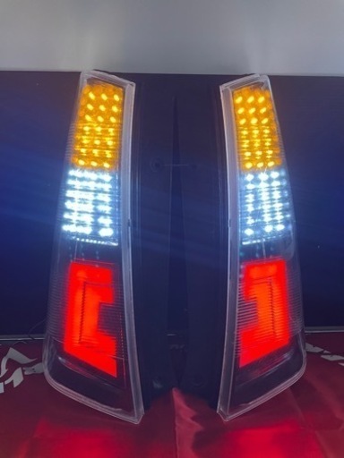 MH23ワゴンRスティングレー 純正アクリル加工フルLEDテール カプラー ...