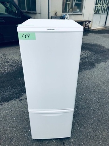 169番 パナソニック✨ノンフロン冷凍冷蔵庫✨NR-B175W-W‼️ 169番 パナソニック✨ノンフロン冷凍冷蔵庫✨NR-B175W-W‼️