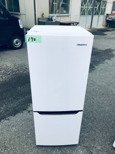 170番 Hisense✨2ドア冷凍冷蔵庫✨HR-D15C‼️ 170番 Hisense✨2ドア冷凍冷蔵庫✨HR-D15C‼️