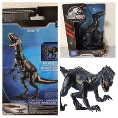 レア！マテル　ジュラシックワールド　ビッグ恐竜4体セット