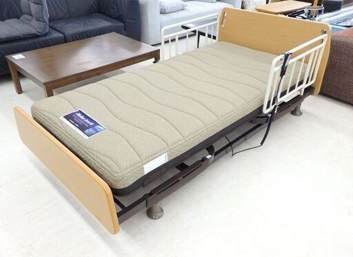 北海道 千歳市/恵庭市 フランスベッド/FranceBed 電動リクライニングベッド レステックス-01F 3モーター シングルベッド 寝具