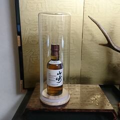 【値下げ】ウイスキー 山崎 180ml 強化ガラスケース付き サ...