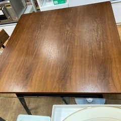 ニトリ ダイニング3点セット ウォルブ80 中古