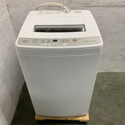 【AQUA】 アクア 全自動電気洗濯機 6.0kg AQW-S60J 2021年製